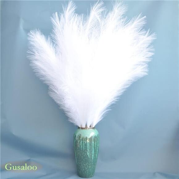 Artificial Faux Pampas Grass Large, 47"/120cm Bundle of 3 Fake Artificial Pampas - Picture 2 of 7